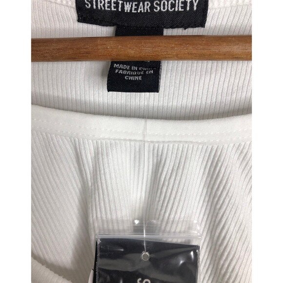 StreetWear Society Soft Ribbed Tank And Cardigan Twin Set - Picture 8 of 9
